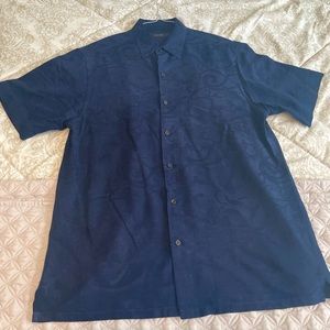 Tasso Elba Navy Blue shirt
